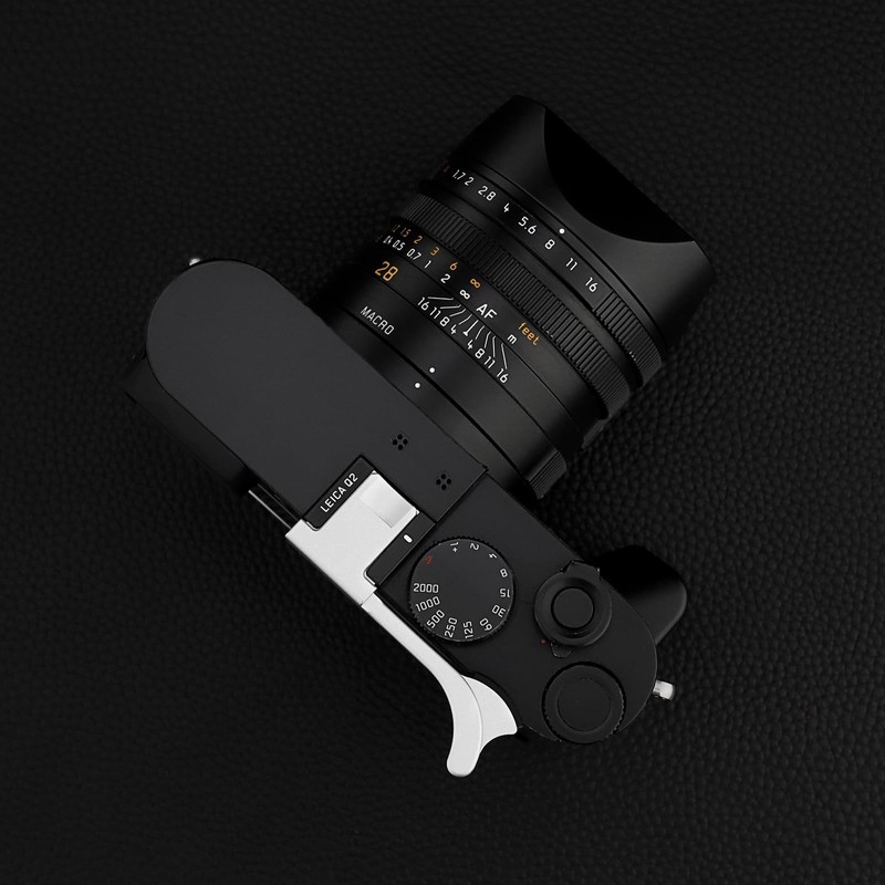 Haoge THB-QS Thumb Up Grip Silver Thumb Rest Black Camera