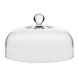 Barski Glass - Cake Dome - with Knob - 10" Diameter - Elegant Design - Made in Europe
