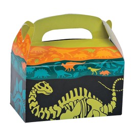 Fun Express Dinosaur Party Treat Boxes for Kids Birthdays - 12 Boxes