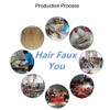 Hair Faux You One Piece 100% Human Hair Extensions, Hairband