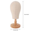 Wig Head Stand Non Woven Fabric Mannequin Head Hat Display