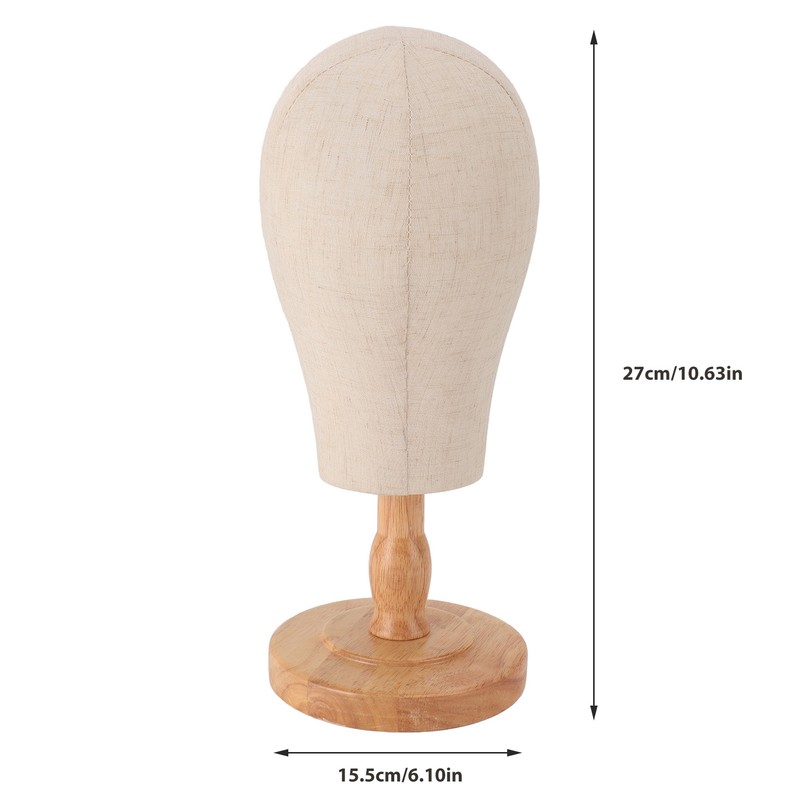 Wig Head Stand Non Woven Fabric Mannequin Head Hat Display