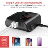 Car Chargers 100W High Power Charging Adapter 3-Socket Power Splitter
