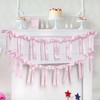Yuubin - Guirnalda de lazo rosa, decoración de habitación de