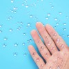 700 Pieces Clear Dewdrop Water Droplets Embellishments Round Clear Dew