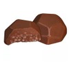 Fruidles Christmas Coal Chocolate Milk Double Crispy Coal, Party Bag