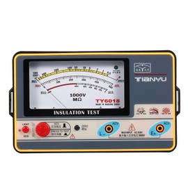 FUNFANG Insulation Resistance Meter Digital Ohmmeter Handheld Insulation Tester Megameter 0-2000MΩ 1000V High Accuracy Megohmmeter Insulation Measurement Instrument
