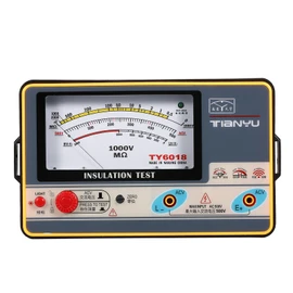 FUNFANG Insulation Resistance Meter Digital Ohmmeter Handheld Insulation Tester Megameter 0-2000MΩ 1000V High Accuracy Megohmmeter Insulation Measurement Instrument