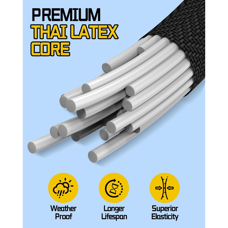 8 Pcs 12 Inch Adjustable Carabiner Bungee Cords with Hooks,