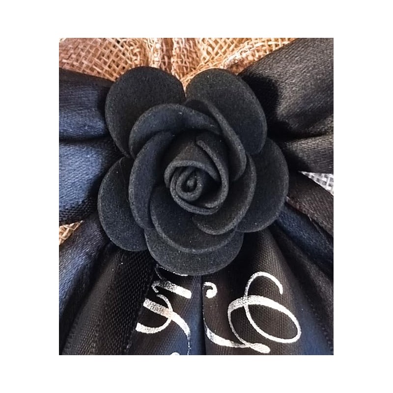 CaPiSo Jute Grave Bow, 20 x 40 cm, without Crafts,