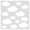 Little Deco DL492 Wall Sticker Clouds I 2 x A4