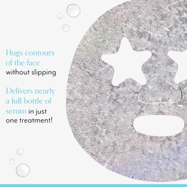 Bliss Bliss Skincare Sheet Masks - Vitamin C, Sensitive Skin, Detoxifying, Hyaluronic Acid, Collagen - Biodegradable - 5pk (Detoxifier Holographic Masks)