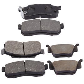 qkparts Semimetal pastillas de freno delanteras y traseras para 2014 – 2017 Honda Pioneer 700 nuevo