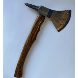 ZH Special Damascus Steel Handmade Hand Forged Axe ZH41 Roofing/tomaha