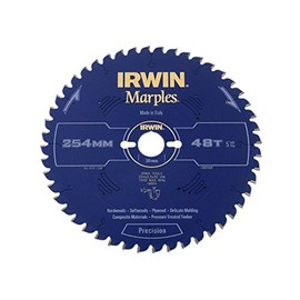 IRWIN IRW1897459 254 x 30mm 48-Teeth Irwin Marples Circular Saw Blade with ATB Tooth Grind/ Negative Hook