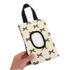 CAXUSD Portable Travel Wipes Case with Cute Ribbon Bow Design