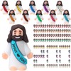 Bememo 200 Pcs Mini Jesus Figures Little Jesus Love You