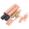 16Pcs MIG Welding Gun Accessory Kit Tip Nozzle Diffuser Adapter