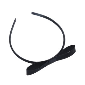 sowaka Headband with Bow Vintage Bowknot Headband for Women Decorative Fashion Hair Bows Hair Accessories Headpiece for Birthday Thanksgiving Christmas Party (Black, One size)