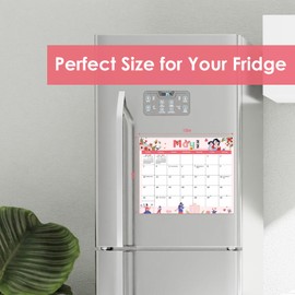 Phyxin 2025-2026 Magnetic Calendar for Refrigerator, 20 Months Fridge Calendar Magnet - Runs From May 2025 Until Dec 2026 for Easy Organizing - 10'' x 8'', Festival Color