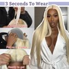 JKD 26 In Blonde Wear and Go Glueless Wigs Human