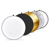 NEEWER 12"/30cm Light Reflector Light Diffuser 5 in 1 Collapsible