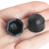 LUORNG 30PCS Outer Round Inner Hexagon Screw Cap Cover Set