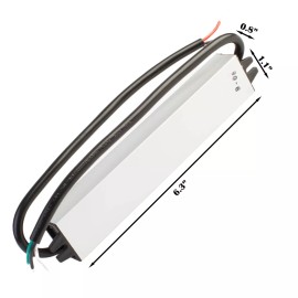 smarts 24v 36w waterproof LED light driver power supply ETL listed