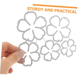 TEHAUX Flower Metal Cutting Die Durable Iron DIY Cutting Die for Card Making Flower Shape Embossing for Scrapbooking for Festivals and Creative Projects