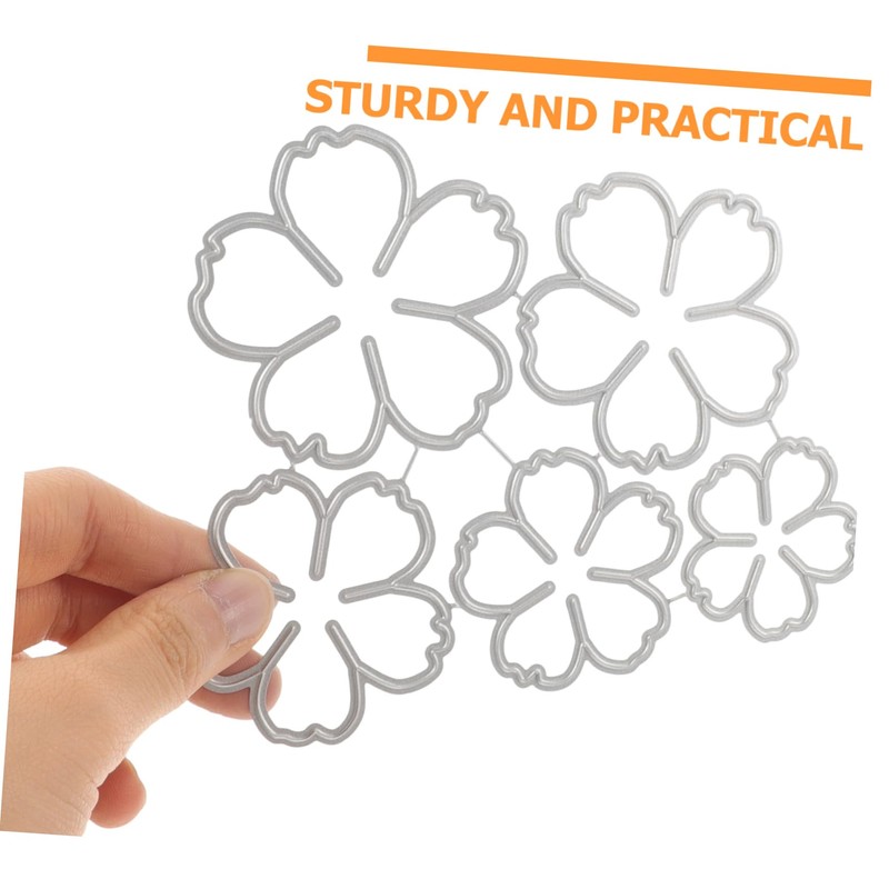 TEHAUX Flower Metal Cutting Die Durable Iron DIY Cutting Die
