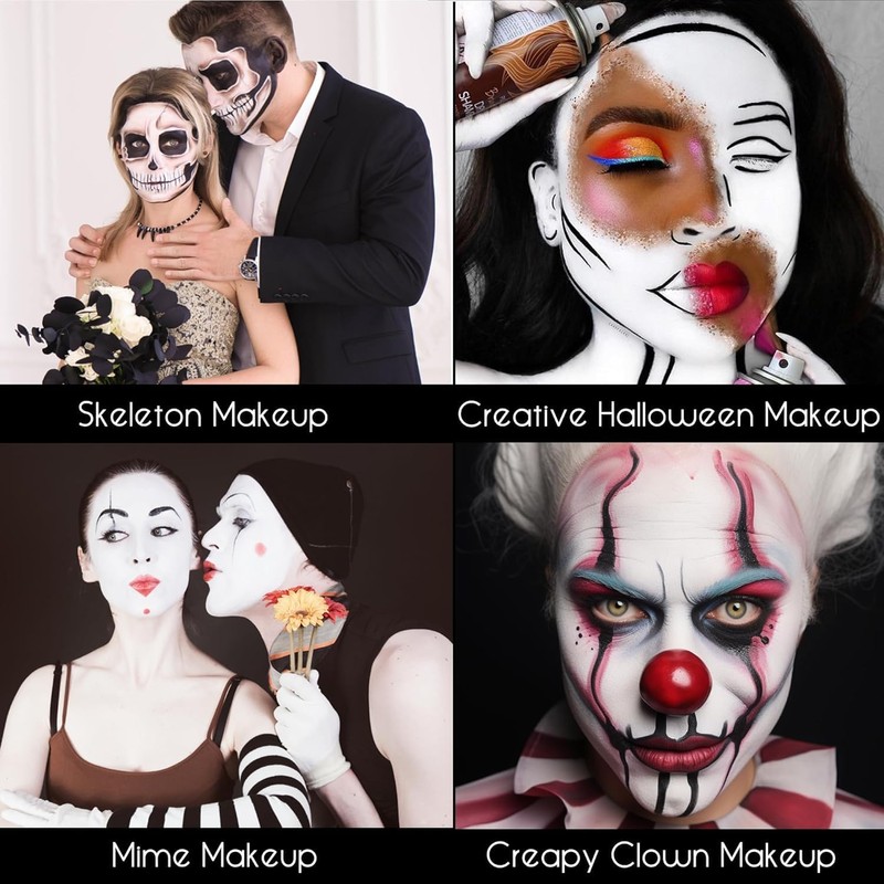 Pintura Facial de Halloween en Barra, Maquillaje Halloween de Cara