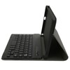 Tablet Keyboard Bluetooth Wireless Waterproof Rustproof Keyboard with PU Leather