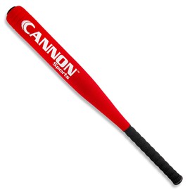 Cannon Sports Foam Baseball Bat & Softball Bat - 29-Inch Padded Training Bat with Strong Poly-Core – Soft Foam Practice Bat (Red)