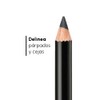 Renova Lapiz Delineador Duo Parpados y Cejas, color Negro, 2.2