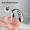 Automatic Touchless Bathroom Sink Faucet Commercial Sensor Motion Activated Hands