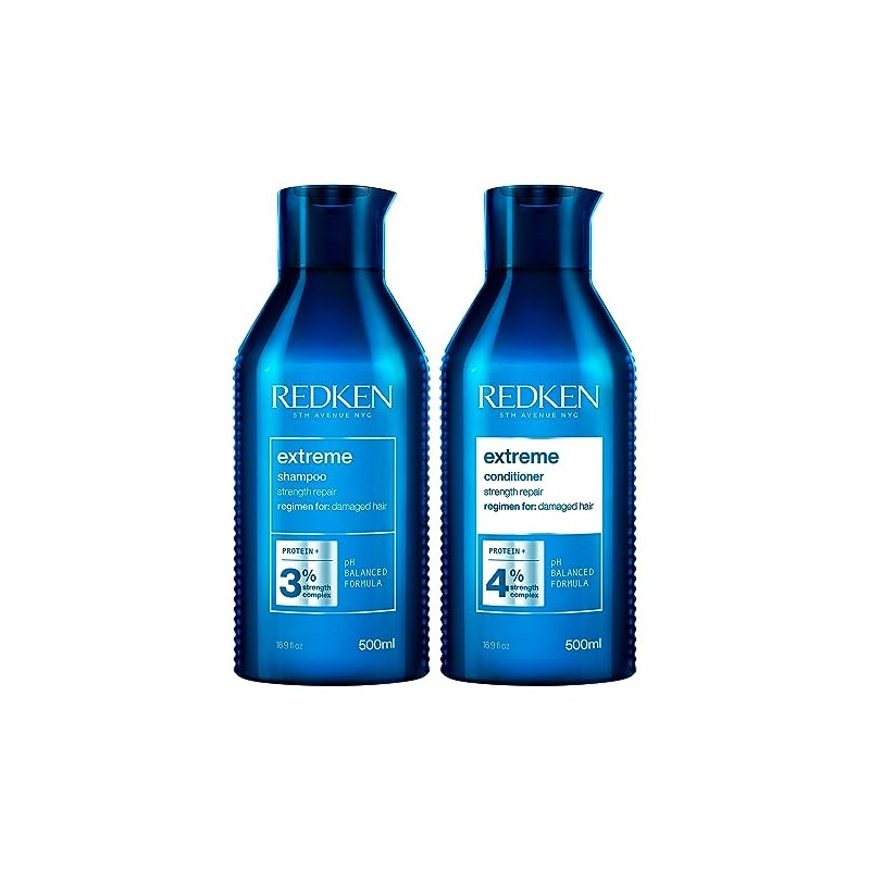 Redken Extreme Shampoo 500ml & Extreme Conditioner 500ml Duo