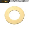 sourcing map M27 Flat Washer, Brass Ring Flat Washers 50mm