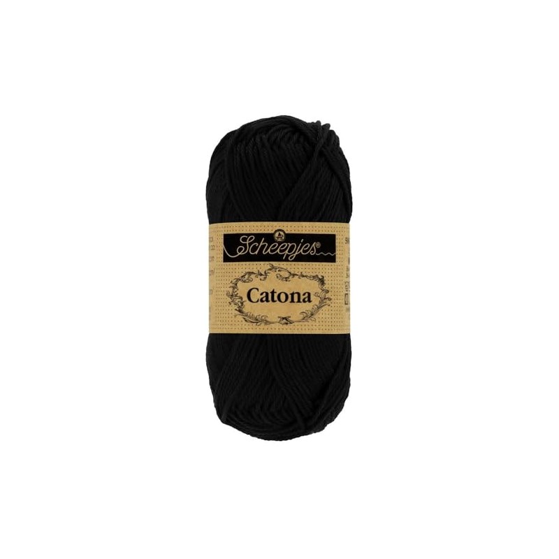 Scheepjes Catona - Hilo de ganchillo de algodón mercerizado 100
