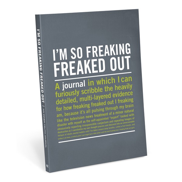 Knock Knock I'm So Freaking Freaked Out Inner-Truth Journal (Large, 7 x 9.5-inches)
