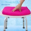 AEROiVi Shower Seat Cushion for Shower Chairs, Transfer Benches in