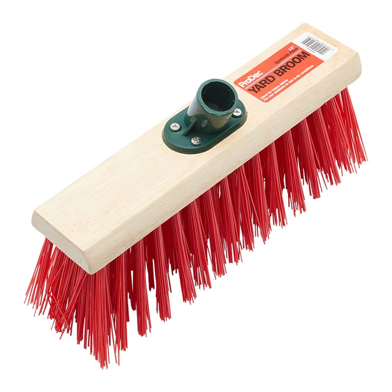 ProDec 13" Synthetic Fibre Yard Broom Head for Heavy Duty