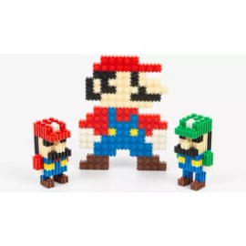 Pix Brix MEDIUM Series Pixel Art BUILD ANYTHING Bricks 500pcs - BUBBLEGUM PINK