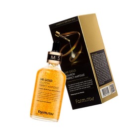 Farmstay 24K Gold Solution Perfect Ampoule 100ml / 팜스테이 24K 골드 솔루션 퍼펙트 앰플 100ml