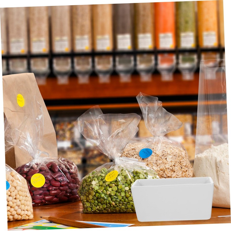 iplusmile 2pcs Rectangular Sugar Bowl Elegant Flat Bottom Jars for