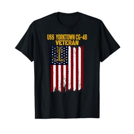 USS Yorktown CG-48 Cruiser Veterans Day Father's Day T-Shirt