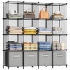 HOMIDEC Closet Organizers and Storage, 16 Cube Storage Organizer, Portable