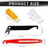 4 Pcs Fuse Puller, 4 Sizes Automotive Fuse Puller Tool