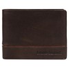 bruno banani Genuine Leather Men's Wallet - 022003, brown, rfid