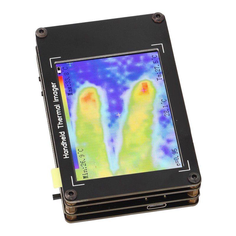Thermal Imager DIY Rechargeable Infrared Imaging Camera MLX90640 for Electronic