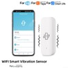 WiFi Vibration Sensor, Wireless Mini Glass Break Alarm Alarm and
